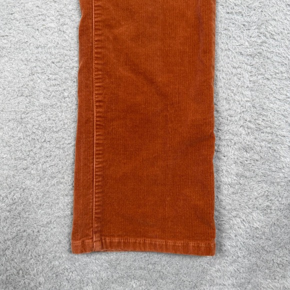 Patagonia Womens Organic Cotton Corduroy Pant Burnt Orange 28 Short Straight Leg - Picture 6 of 10